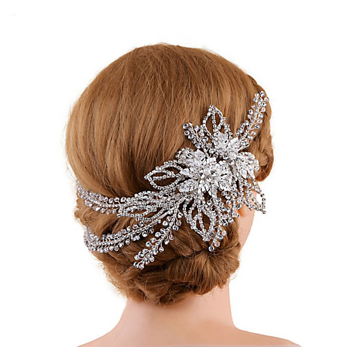 

Alloy Headpiece with Rhinestone 1 Piece Wedding Headpiece