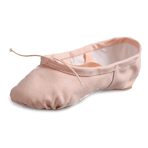

Women's Ballet Shoes Modern Shoes Flat Splicing Flat Heel Pink / White Black Red Loafer
