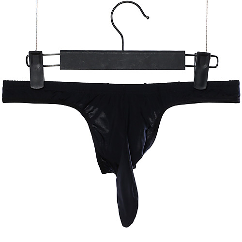 

Men's 1 Piece Cut Out G-string Underwear - Normal Low Waist White Black M L XL