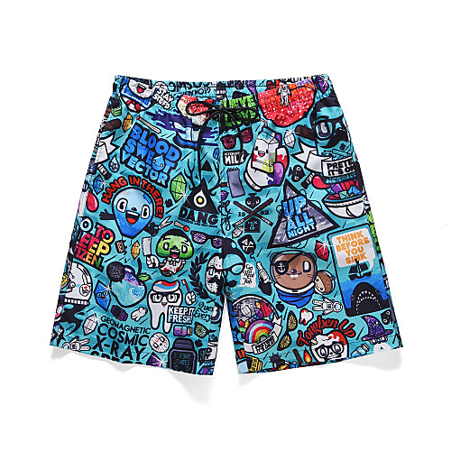 

Men's Active Exaggerated Loose Shorts Pants - Pattern 3D Print Animal Fantastic Beasts, Print High Waist Blue US36 / UK36 / EU44 / US38 / UK38 / EU46 / US40 / UK40 / EU48 / Elasticity