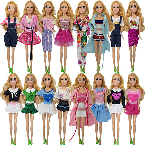 

Doll accessories Doll Clothes Doll Dress Clothing Tulle Lace Fabrics Simple Creative Kawaii For 11.5 Inch Doll Handmade Toy for Girl's Birthday Gifts Doll Not Included