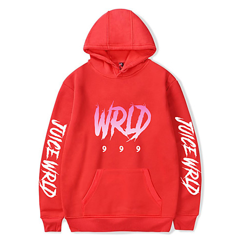 

Inspired by Cosplay Juice Wrld Cosplay Costume Hoodie Pure Cotton Print Printing Hoodie For Men's / Women's