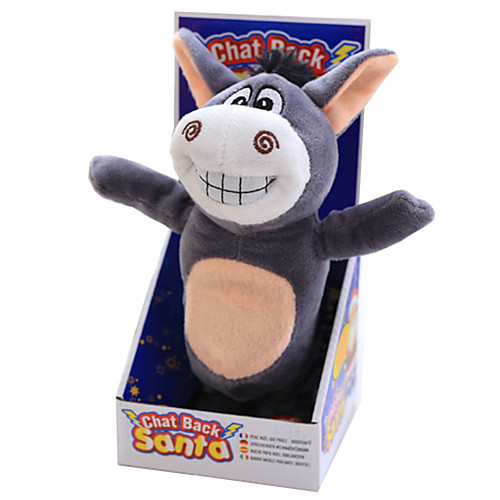 

1 pcs Stuffed Animal Talking Stuffed Animals Plush Toy Plush Toys Plush Dolls Stuffed Animal Plush Toy Horse Smart Walking Talking Lovely Cotton / Polyester Imaginative Play, Stocking, Great Birthday