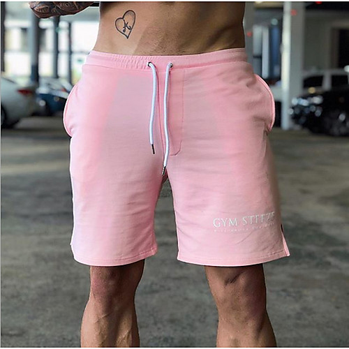 

Men's Basic wfh Sweatpants Pants - Solid Colored Blushing Pink Gold Blue US44 / UK44 / EU52 US46 / UK46 / EU54 US48 / UK48 / EU56