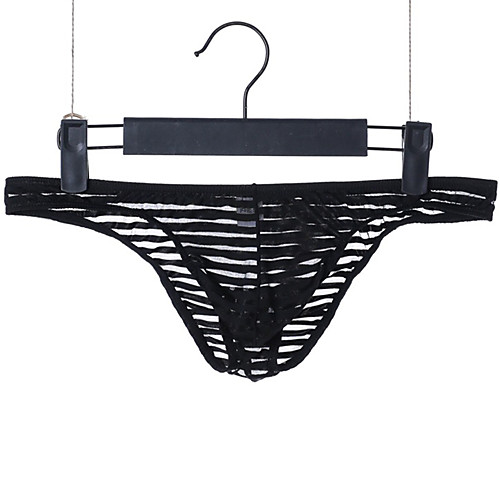 

Men's Basic Briefs Underwear - Normal Low Waist Black Yellow Blue M L XL