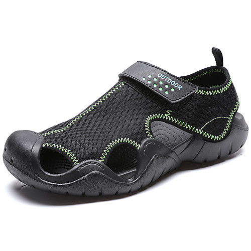 

Men's Summer Casual / Beach Daily Beach Sandals Water Shoes / Upstream Shoes Tissage Volant Breathable Waterproof Wear Proof Dark Brown / Black / Gray