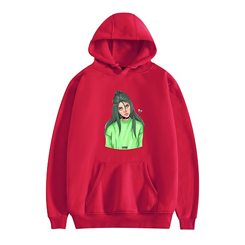 

Inspired by Cosplay Billie Eilish Cosplay Costume Hoodie Pure Cotton Print Hoodie For Men's / Women's