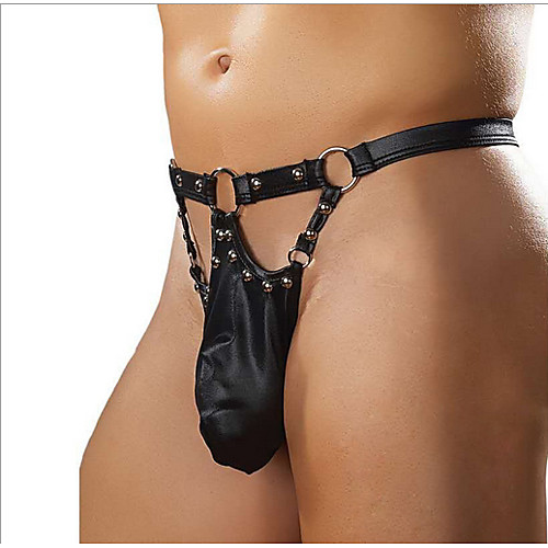 

Men's Basic Briefs Underwear Mid Waist Black M L XL