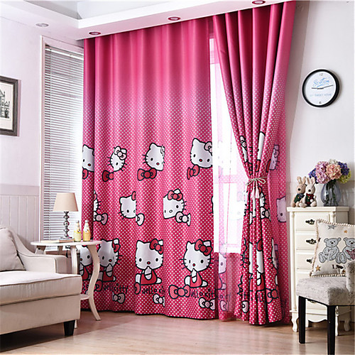 

Gyrohome 1PC Red Cats Shading High Blackout Curtain Drape Window Home Balcony Dec Children Door Customizable Living Room Bedroom Dining Room