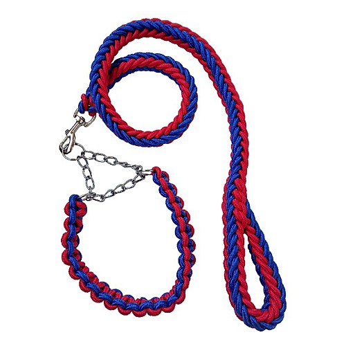 

Cat Dog Leash Adjustable Portable Solid Colored PU Leather Black and Purple Black / Red Red and Pink Black / Red Blue / Red
