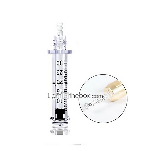 

10PCS Syringes For 0.3ml Hyaluron Pen Needle Free Injection Mesotherapy Pen For Wrinkle Removal Lips Plump Cosmetology Facial Rejuvenation Tool Accessories