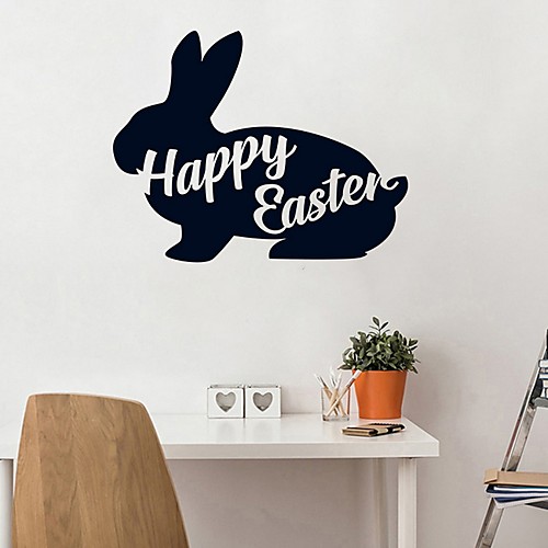 

Bunny Easter Animals Wall Stickers Plane Wall Stickers Decorative Wall Stickers, PVC Home Decoration Wall Decal Wall Decoration 1pc 45.7276CM