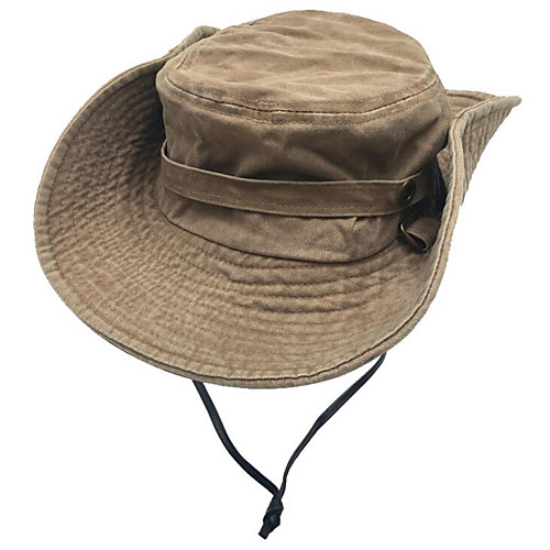 

Men's Basic Polyester Sun Hat-Solid Colored Fall Black Yellow Army Green