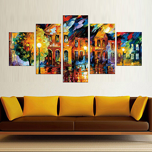 

5 Panels Modern Canvas Prints Painting Home Decor Artwork Pictures DecorPrint Rolled Stretched Modern Art Prints Abstract Landscape 15080 cm