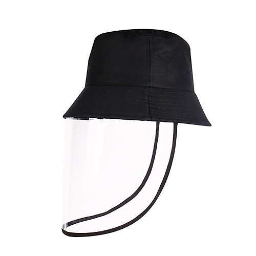 

Men's Women's Work Basic Cotton Floppy Hat Sun Hat-Solid Colored Spring Summer Black
