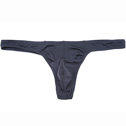 

Men's Cut Out G-string Underwear - Normal Low Waist Black White Yellow M L XL
