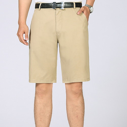 

Men's Basic Shorts Bermuda shorts Pants - Solid Colored Black Yellow Army Green US32 / UK32 / EU40 / US34 / UK34 / EU42 / US36 / UK36 / EU44