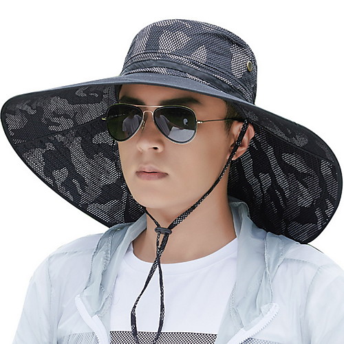 

Mens Quick Dry Neck Cover Sun protection Fishing Bucket Hat