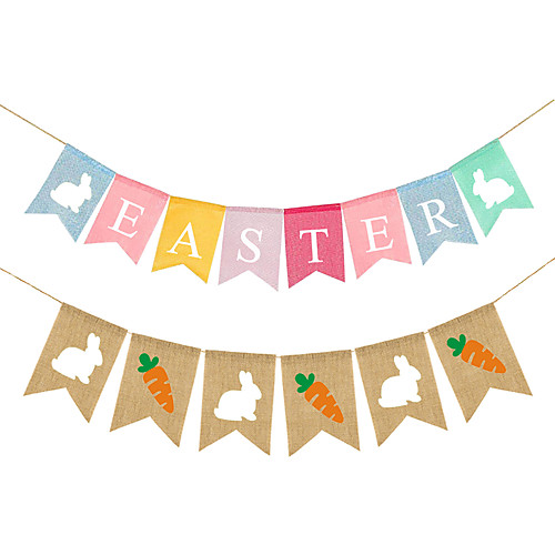 

Banner & Runner Jute 1 Piece Easter