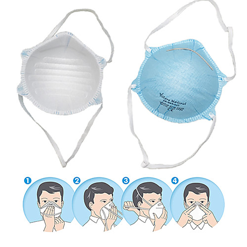 

5pc KN95 CE FFP2 Face Mask Filtration efficiency ≥95% Disposable Face Mask Safety Mask Dust Respirator
