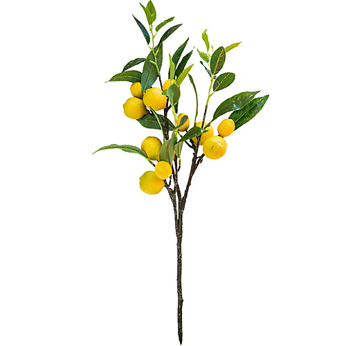 

1 Piece Artificial Lemon Fruit Branch Display Living Room Simulation Plants Decor