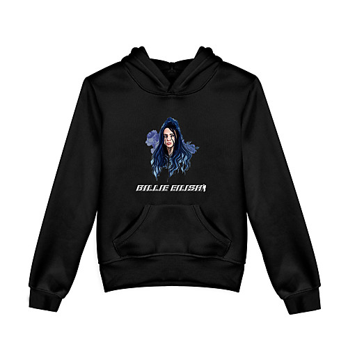 

Inspired by Cosplay Billie Eilish Cosplay Costume Hoodie Pure Cotton Print Hoodie For Boys'