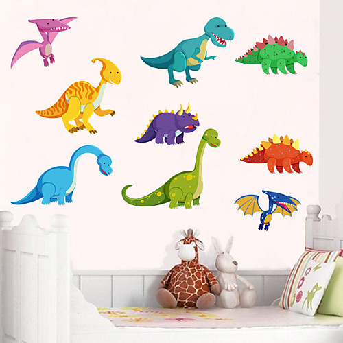 

Dinosaur Wall Stickers Children Room Home Decor Dinosaur Vinyl Kids Room Decal Baby Nursery Decor