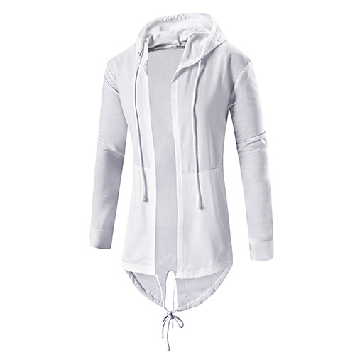 

Men's Sweatshirt Solid Colored Daily Basic Hoodies Sweatshirts White Black
