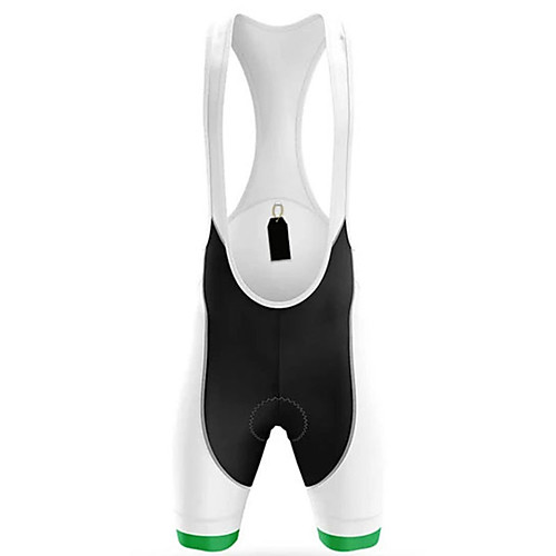 

21Grams Men's Cycling Bib Shorts Spandex Polyester Bike Bib Shorts Padded Shorts / Chamois Pants Breathable 3D Pad Quick Dry Sports Green Mountain Bike MTB Road Bike Cycling Clothing Apparel Bike Wear