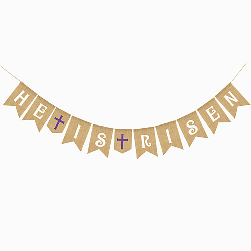 

Banner & Runner Jute 1 Piece Easter