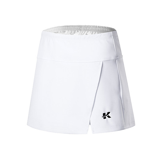 

Women's Tennis Golf Skirt Quick Dry Breathable Soft Sports Outdoor Summer Solid Color White Black / High Elasticity