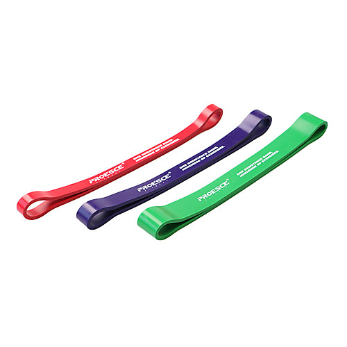 

Exercise Resistance Bands 3 pcs Sports Rubber Yoga Fitness Gym Workout Athletic Training Strength Training Pull Up Physical Therapy For Unisex Home Office