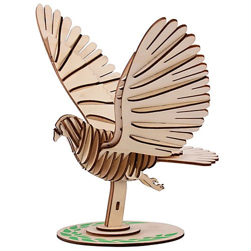 

3D Puzzle Jigsaw Puzzle Wooden Model Chicken Dinosaur Plane / Aircraft DIY Wooden Classic Kid's Unisex Toy Gift