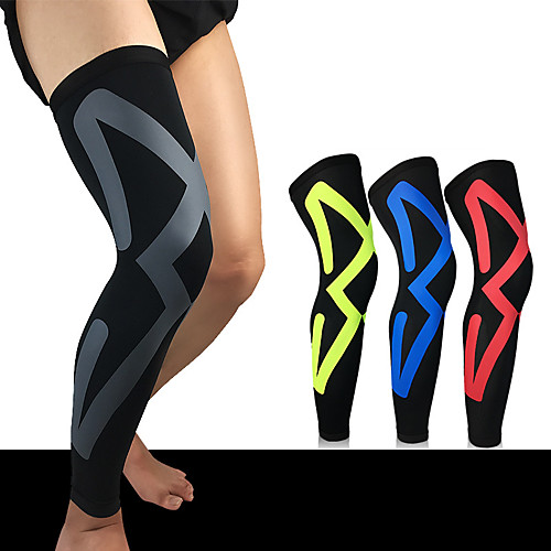 

Leg Sleeves Leg Warmers Sporty for Joint Pain and Arthretith Running Marathon Compression Collision Avoidance Reduce Pressure Men's Women's Cotton / Polyester Spandex Fabric 1 Piece Sports Black