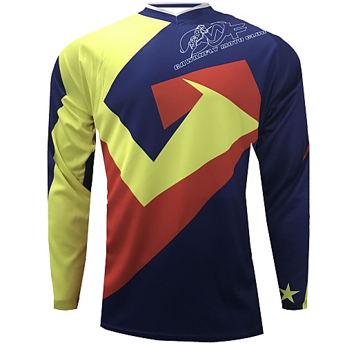 

CAWANFLY Men's Long Sleeve Cycling Jersey Downhill Jersey Dirt Bike Jersey Winter Black Patchwork Novelty Bike Jersey Top Mountain Bike MTB Quick Dry Breathable Sports Clothing Apparel / Expert