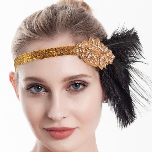 

Dance Accessories 1920s / The Great Gatsby Women's Feather / Fur Feather Vintage / Costume & Disguise