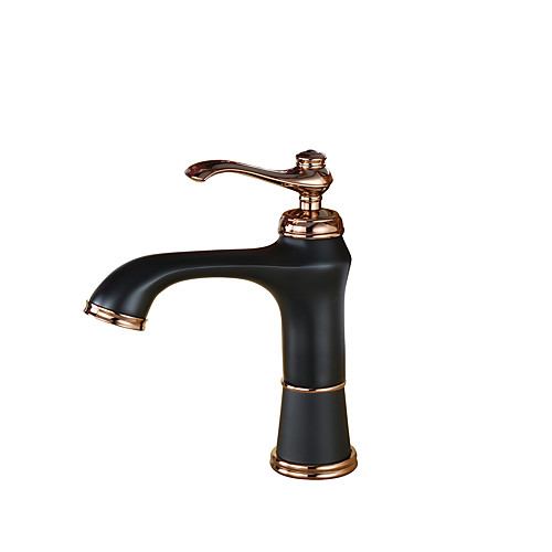 

Bathroom Jade Marble Sink Faucet - Widespread / Rotatable Chrome / Oil-rubbed Bronze / Gold Deck Mounted Single Handle One HoleBath Taps