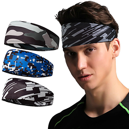 

Elastane Sweat Headband Sweatband Sports Headband Men's Women's Headwear N / A Breathable Quick Dry Moisture Wicking for Home Workout Running Fitness Autumn / Fall Spring Summer Black / Silver