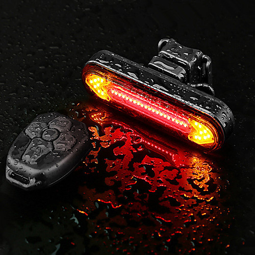 

LED Bike Light Rear Bike Tail Light LED Bicycle Cycling Super Bright Remote Control / RC Li-polymer 180 lm Rechargeable Battery Dual Light Source Color Cycling / Bike