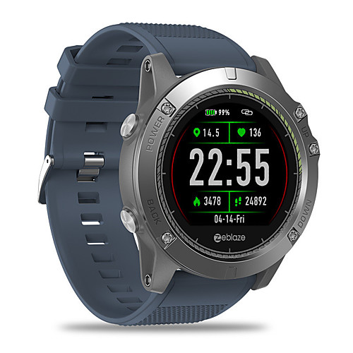 

Zeblaze VIBE3 HR Unisex Smartwatch Android iOS Bluetooth Waterproof Heart Rate Monitor Health Care ECGPPG Pedometer Sleep Tracker Temperature Display
