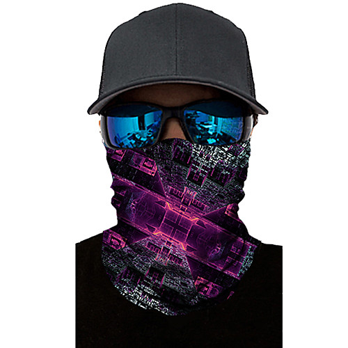 

Neck Gaiter Pollution Protection Quick Dry Ultraviolet Resistant Rainbow Balaclavas Bandana for Adults' Road Cycling Hiking Cycling