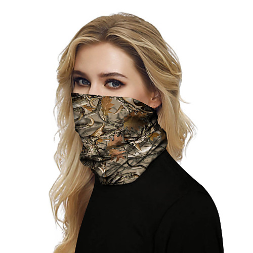 

Women's Bandana Balaclava Neck Gaiter Neck Tube UV Resistant Quick Dry Lightweight Materials Cycling Polyester for Men's Women's Adults / Pollution Protection / Floral Botanical Sunscreen / High Breat