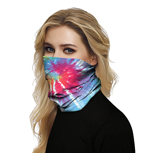 

Women's Bandana Balaclava Neck Gaiter Neck Tube UV Resistant Quick Dry Lightweight Materials Cycling Polyester for Men's Women's Adults / Pollution Protection / Floral Botanical Sunscreen / High Breat