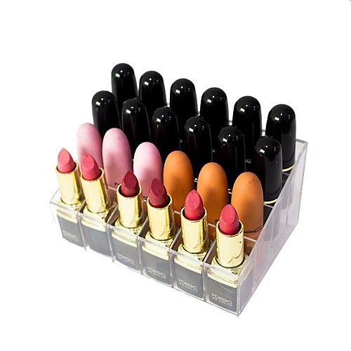

24 case plastic simple Lipstick Container