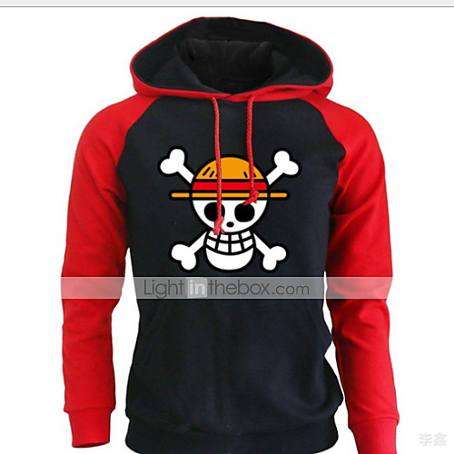

Men's Hoodie Skull Hooded Halloween Casual Hoodies Sweatshirts Red Yellow Dark Gray