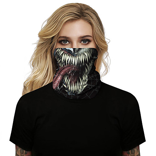 

Women's Bandana Balaclava Neck Gaiter Neck Tube UV Resistant Quick Dry Lightweight Materials Cycling Polyester for Men's Women's Adults / Pollution Protection / Floral Botanical Sunscreen / High Breat