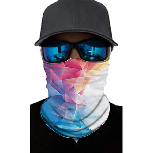 

Men's Active / Basic Infinity Scarf / Mask / Balaclavas - Print / Color Block