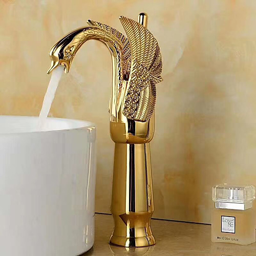 

Bathroom Sink Faucet - Standard Electroplated Centerset Single Handle One HoleBath Taps