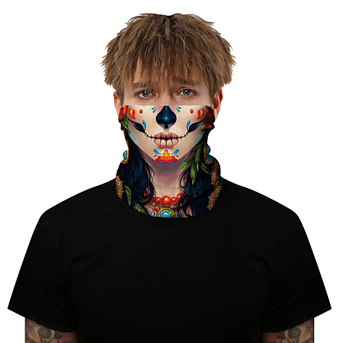 

Neck Gaiter Pollution Protection Quick Dry Ultraviolet Resistant Rainbow Balaclavas Bandana for Adults' Road Cycling Hiking Cycling