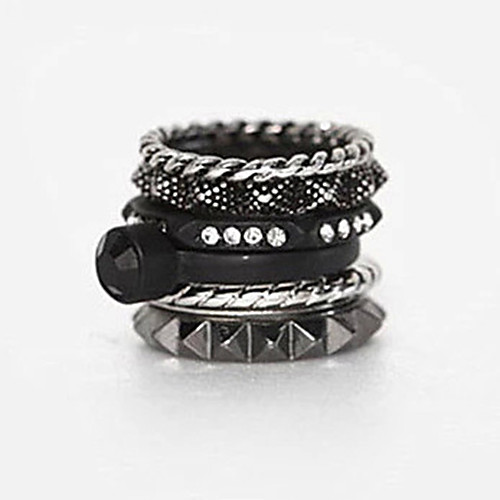 

Women's Ring 1 set Gold Silver Alloy Elegant Holiday European Festival Jewelry